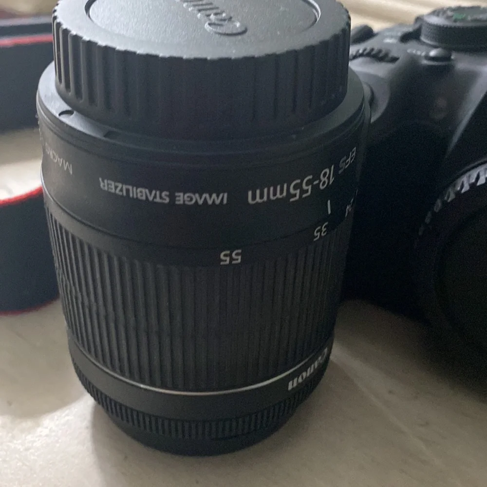 Canon t5i with 18-55 mm lens